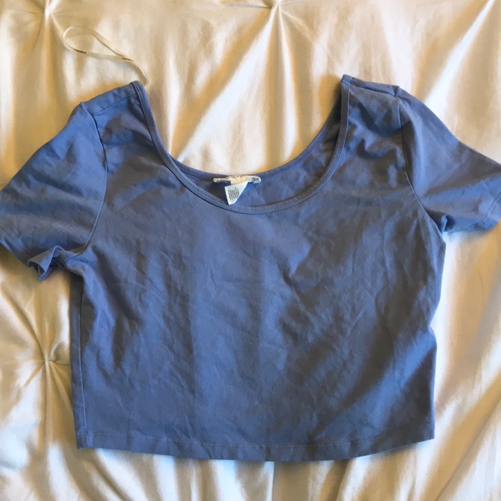 Forever 21 blue crop